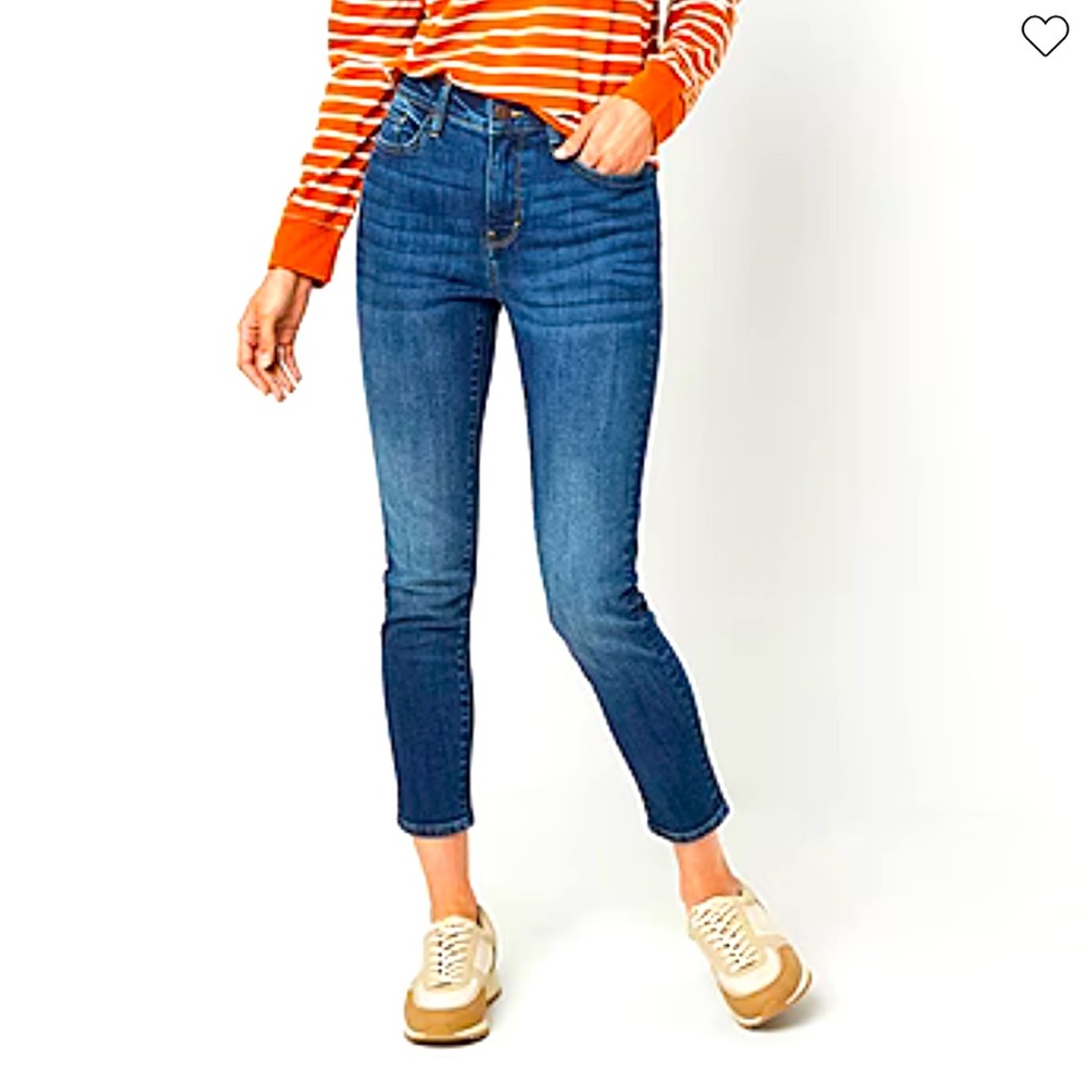 Ana High-Rise Skinny Ankle Jeans (12) NWT